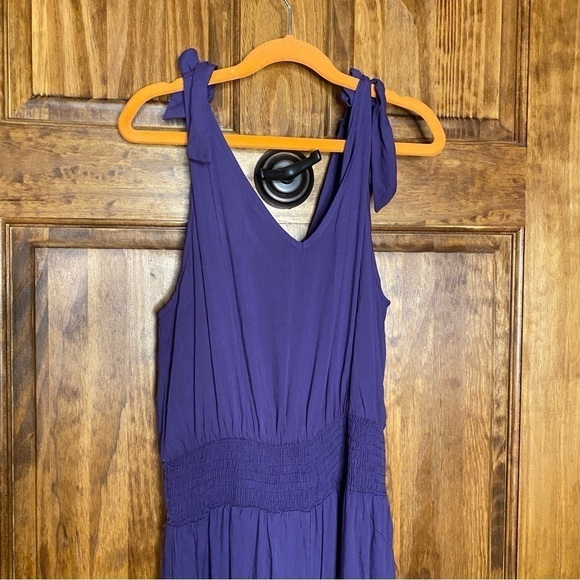 Cupshe Blue Sleeveless Tie Shoulder Wide Leg Jumpsuit Sz S - Picture 5 of 10